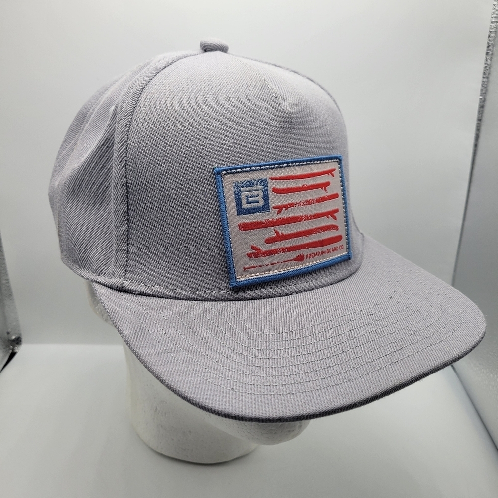 Classic Trucker Cap BOTE Glory Flat Grey One Size Adjustable Graphic Flag
